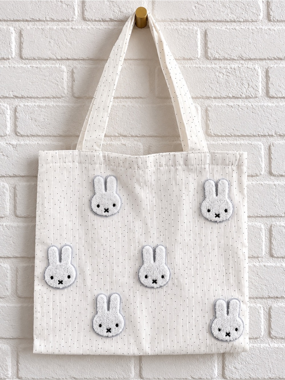 MIFFY Tote Bag with Zipper Closure